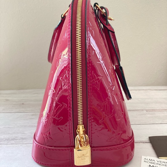 ❣️SOLD LV Alma Vernis PM Rose Indien - Picture 9 of 16